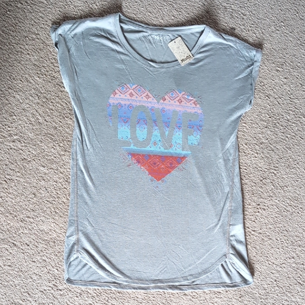 ⭐Mudd Gray Graphic Tee